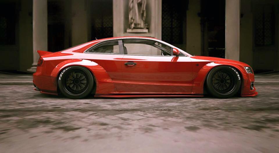 Liberty Walk Gives the Audi S5 a New Lease of Life