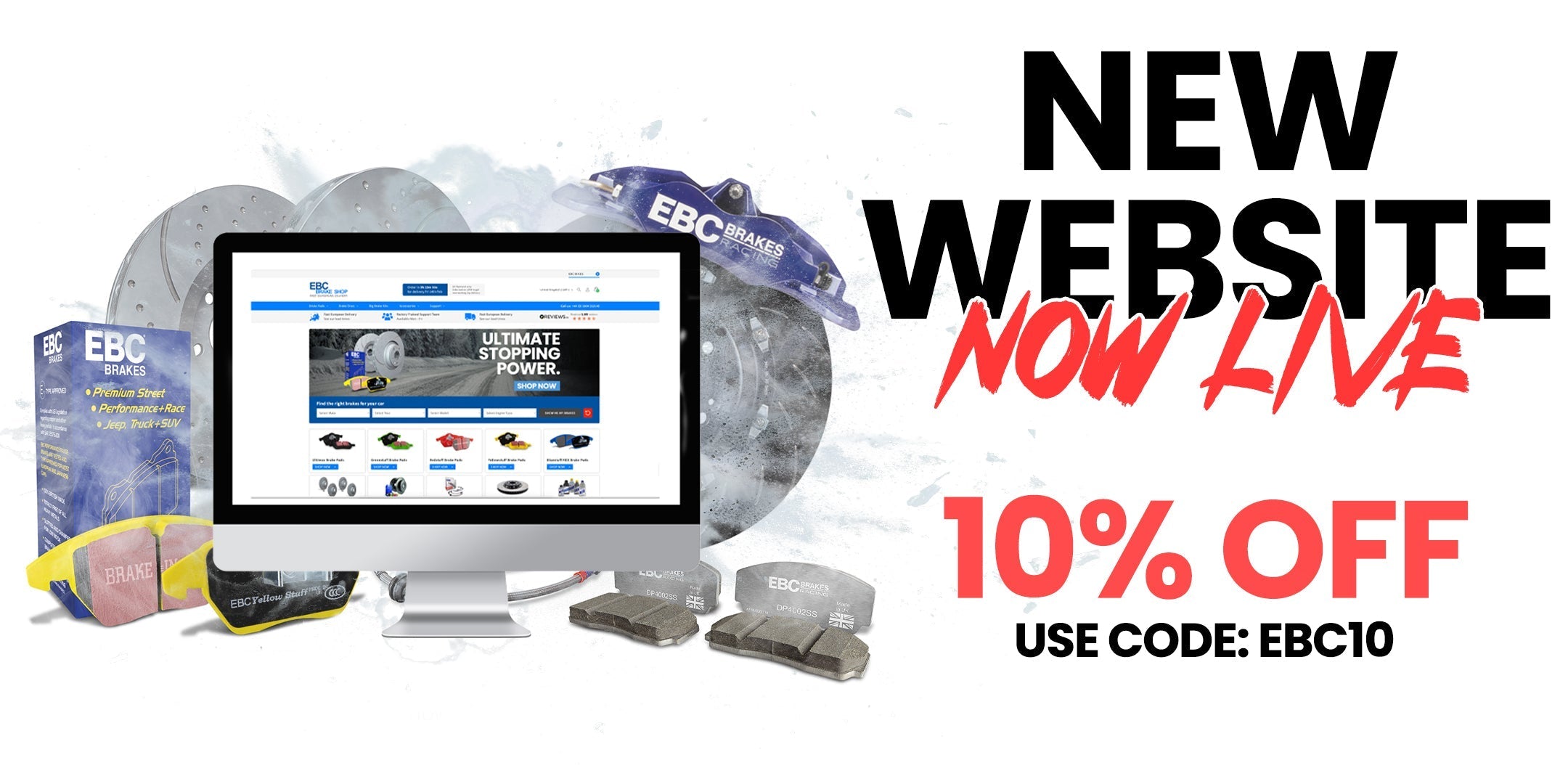 EBC Brake Shop - New Website Launch