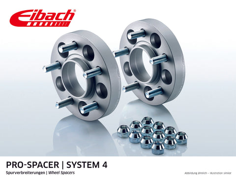 Eibach Pro-Spacer Kit (Pair Of Spacers) 30mm Per Spacer (System 4) S90-4-30-024 (Silver)