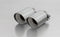 Remus Rear Silencer Left/Right with 2 Stainless Steel tail pipes Ø 102 mm angled, straight cut for Fiat 500 Esseesse Type 312 1.4 118 kW 2007-
