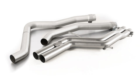 Remus Non-Resonated Axle back System Left/Right with Integrated valves using the OE valve control system with Uses OE Tailpipes for Audi A6 C7 Avant RS6 4.0 V8 412 kW 2013-