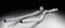 Remus Non-Resonated Downpipe back System Left/Right with 2 tail pipes Ø 84 mm angled for Audi A5 8T Coupe S5 3.0 TFSI 245 kW 2009-