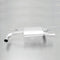 Remus Rear Silencer Left/Right with 4 tail pipes Ø 76 mm, rolled edge, chromed for BMW 4 Series F32/F36 420xd 135 kW 2013-