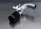 Remus Racing Rear Silencer Left/Right with Integrated valves using the OE valve control system with 2 tail pipes Ø 84 mm Black Chrome, straight, carbon insert for BMW 2 Series F22/F23 M235i 240 kW 2014-
