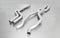 Remus Non-Resonated Cat back System Left/Right with Integrated valves using the OE valve control system with 4 tail pipes Ø 102 mm angled, straight cut, chromed for BMW 4 Series F82 LCI M4 331 kW 2016-