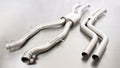 Remus Resonated Cat back System Left/Right with Integrated valves using the OE valve control system with 4 Carbon tail pipes Ø 102 mm angled, Titanium internals for BMW 3 Series F80 LCI M3 331 kW 2015-