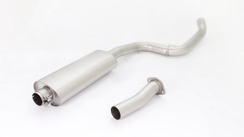 Remus Resonated Cat back System Centred with 2 tail pipes Ø 115 mm angled, stamped, polished for Ford Focus Mk3 2.0 ST 250 184 kW 2012-