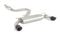 Remus Non-Resonated Cat back System Left/Right with Integrated valves using the OE valve control system with 2 tail pipes Ø 115 mm angled, engraved, Black Chrome for Hyundai i30 PDE 2.0 N 184 kW 2017-2018