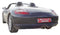 Remus Rear Silencer Left/Right with 2 tail pipes Ø 98 mm Black Chrome, straight, carbon insert for Porsche Boxster 987 3.2 S 206 kW 2006-2009