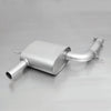 Remus Rear Silencer Left with 1 Stainless steel tail pipe Ø 98 mm straight, carbon insert for Mini F55 5 Door Hatch Cooper 1.5 100 kW 2014-2018