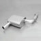 Remus Rear Silencer Left with 1 Stainless steel tail pipe Ø 98 mm straight, carbon insert for Mini F55 5 Door Hatch Cooper 1.5 100 kW 2014-2018