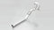 Remus Non-Resonated Turbo back System Left/Right with 4 tail pipes Ø 76 mm straight cut, chromed for Seat Leon 5F 3/5 Door 2.0 TSI Cupra 206 kW 2014-