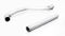 Remus Non-Resonated Cat back System with Non-Resonated Rear Silencer Left/Right with 2 tail pipes 142x72 mm angled/angled, chromed for Seat Leon 5F 3/5 Door 2.0 TSI Cupra 290 213 kW 2014-