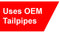 Remus Non-Resonated Cat back System Left/Right with Integrated valves using the OE valve control system with Uses OE Tailpipes for Mercedes Benz C Class W205 Coupe C63 AMG 350 kW 2016-