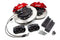 V-Maxx, Red Caliper 4 Piston Big Brake Kit (20 CI330 05X) With 330mm Disc, Minimum Wheel Size 17" Includes Brake Lines